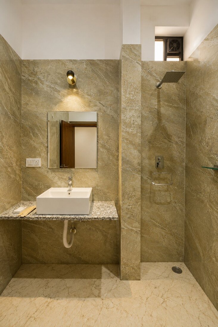 Attached washroom with western toilet